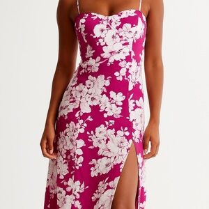 Abercrombie & Fitch Pink and White Floral Dress